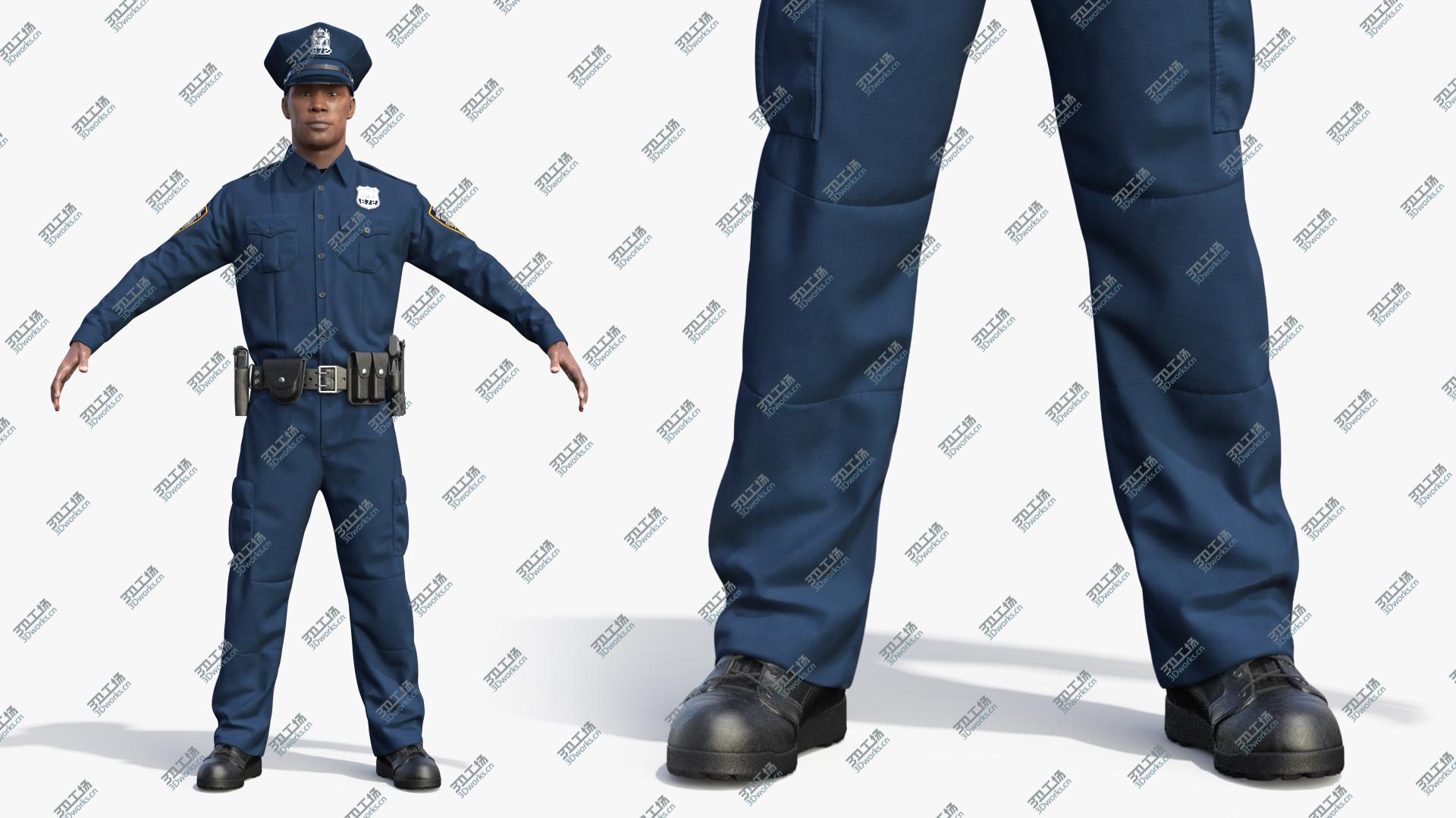 images/goods_img/2021040162/African American NYPD Cop Rigged Fur 3D model/3.jpg